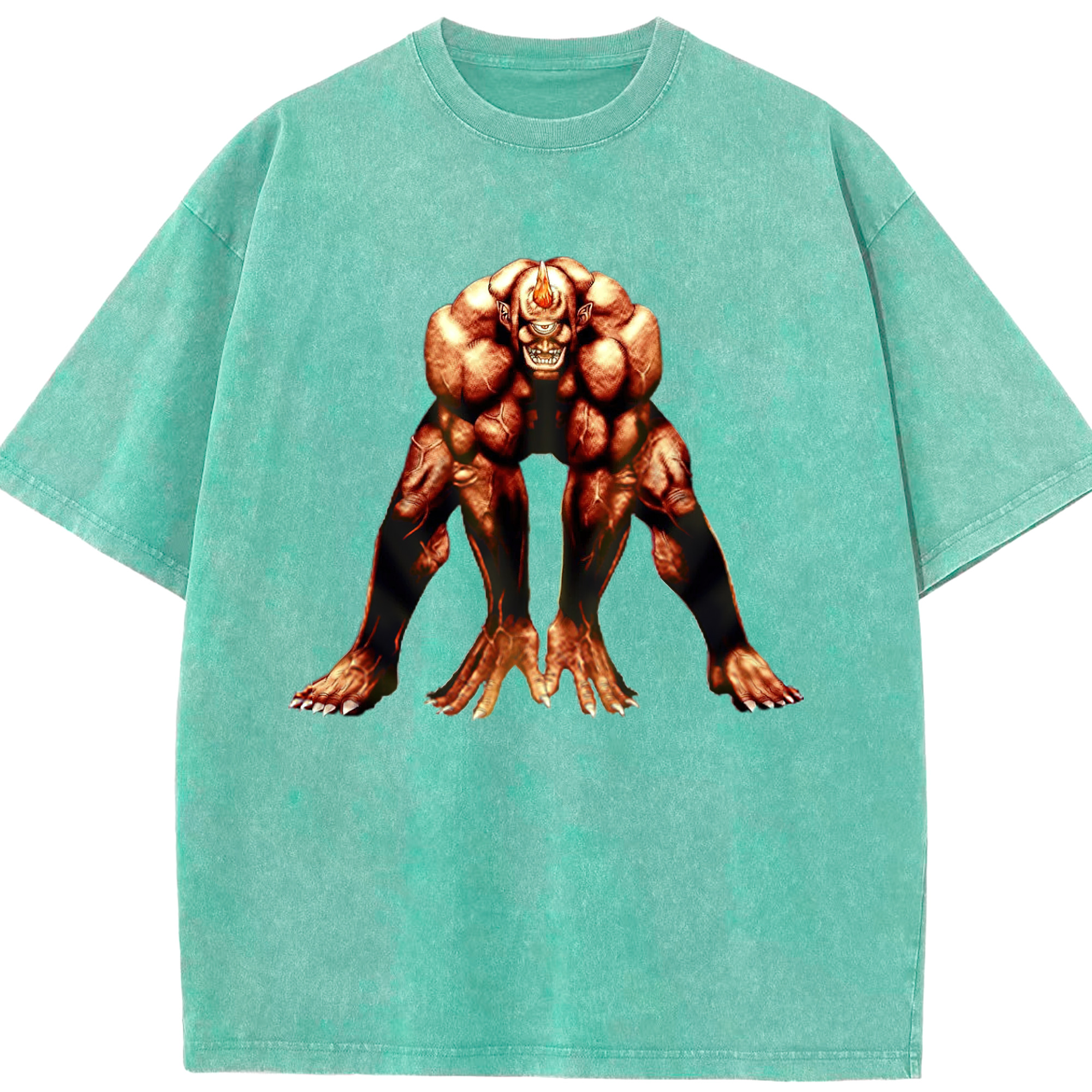 （画像用） 遊☆戯☆王 Yu-Gi-Oh! 綿100% ヴィンテージ風 半袖Tシャツ（フロントプリント）
